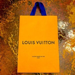 Louis Vuitton shopping/gift bag - 14” high x 9.75” wide x 4.25” deep